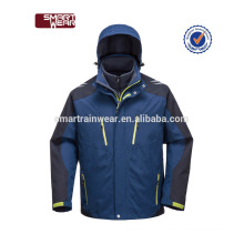 Polyester Fabric 3 in 1 Water Proof Jacket Men Winter Jacket With Hood